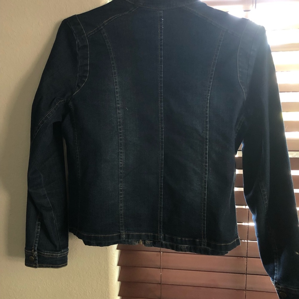 Denim zip jacket